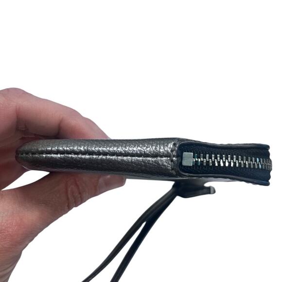 EUC Gunmetal Gray Coach Wristlet - Picture 3 of 9